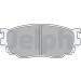 Delphi | Bremsbelagsatz, Scheibenbremse | LP1527