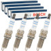 4x BOSCH 0 242 129 512 Zündkerze M 12 x 1,25, Schlüsselweite: 14