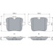 0 986 424 923 Bremsbelagsatz, Scheibenbremse