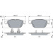 0 986 494 988 Bremsbelagsatz, Scheibenbremse