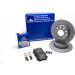 ATE Bremsscheiben Ø256 24.0112-0158.1 + Bremsbeläge 13.0460-2880.2 hinten für AUDI A3 8P SKODA OCTAVIA 2 VW GOLF 5