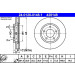 ATE | Bremsscheibe | 24.0128-0148.1 ATE | Bremsscheibe | 24.0128-0148.1
