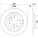 Hella | Bremsscheibe | 8DD 355 114-501