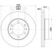 Hella | Bremsscheibe | 8DD 355 117-261