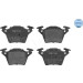 025 230 2017 Bremsbelagsatz, Scheibenbremse MEYLE-ORIGINAL: True to OE.