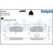 Delphi | Bremsbelagsatz, Scheibenbremse | LP2479