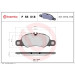 Brembo | Bremsbelagsatz, Scheibenbremse | P 65 018 Brembo | Bremsbelagsatz, Scheibenbremse | P 65 018