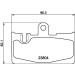 Hella | Bremsbelagsatz, Scheibenbremse | 8DB 355 011-661