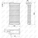 NRF | Wärmetauscher, Innenraumheizung | 58608 NRF | Wärmetauscher, Innenraumheizung | 58608