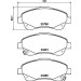 Hella | Bremsbelagsatz, Scheibenbremse | 8DB 355 017-321