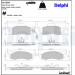 Delphi | Bremsbelagsatz, Scheibenbremse | LP1299 Delphi | Bremsbelagsatz, Scheibenbremse | LP1299