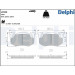 Delphi | Bremsbelagsatz, Scheibenbremse | LP699