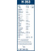 BOSCH H 353 Scheibenwischer Rear 3 397 004 631 BOSCH H 353 Scheibenwischer Rear 3 397 004 631