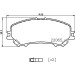 Hella | Bremsbelagsatz, Scheibenbremse | 8DB 355 021-861 Hella | Bremsbelagsatz, Scheibenbremse | 8DB 355 021-861