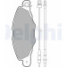 Delphi | Bremsbelagsatz, Scheibenbremse | LP1629 Delphi | Bremsbelagsatz, Scheibenbremse | LP1629