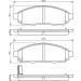 BOSCH Bremsbelagsatz, Scheibenbremse 0 986 494 151