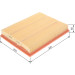 BOSCH 1 457 433 579 Luftfilter BOSCH 1 457 433 579 Luftfilter