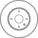 TRW | Bremsscheibe | DF6031 TRW | Bremsscheibe | DF6031