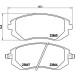 Brembo | Bremsbelagsatz, Scheibenbremse | P 78 013 Brembo | Bremsbelagsatz, Scheibenbremse | P 78 013