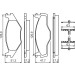 BOSCH | Bremsbelagsatz, Scheibenbremse | 0 986 494 057 BOSCH | Bremsbelagsatz, Scheibenbremse | 0 986 494 057