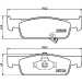Hella | Bremsbelagsatz, Scheibenbremse | 8DB 355 025-841 Hella | Bremsbelagsatz, Scheibenbremse | 8DB 355 025-841