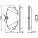 BOSCH | Bremsbelagsatz, Scheibenbremse | 0 986 460 939 BOSCH | Bremsbelagsatz, Scheibenbremse | 0 986 460 939