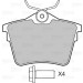 598664 Bremsbelagsatz, Scheibenbremse