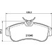 Hella | Bremsbelagsatz, Scheibenbremse | 8DB 355 018-011 Hella | Bremsbelagsatz, Scheibenbremse | 8DB 355 018-011