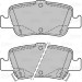 601377 Bremsbelagsatz, Scheibenbremse