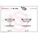 Brembo | Bremsbelagsatz, Scheibenbremse | P 06 038X Brembo | Bremsbelagsatz, Scheibenbremse | P 06 038X