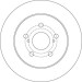 TRW | Bremsscheibe | DF6145 TRW | Bremsscheibe | DF6145