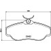 Hella | Bremsbelagsatz, Scheibenbremse | 8DB 355 009-531