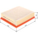 BOSCH 1 457 433 583 Luftfilter