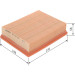 BOSCH 1 457 433 045 Luftfilter