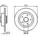 BOSCH | Bremsscheibe | 0 986 478 744 BOSCH | Bremsscheibe | 0 986 478 744