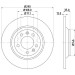 Hella Pagid | Bremsscheibe | 8DD 355 110-801