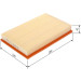 BOSCH 1 457 429 896 Luftfilter