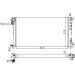 NRF | Kühler, Motorkühlung | 509510A NRF | Kühler, Motorkühlung | 509510A