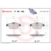 Brembo | Bremsbelagsatz, Scheibenbremse | P 50 104