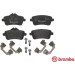 Brembo | Bremsbelagsatz, Scheibenbremse | P 50 101 Brembo | Bremsbelagsatz, Scheibenbremse | P 50 101