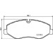 Hella | Bremsbelagsatz, Scheibenbremse | 8DB 355 021-961
