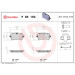 Brembo | Bremsbelagsatz, Scheibenbremse | P 85 150 Brembo | Bremsbelagsatz, Scheibenbremse | P 85 150