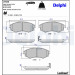 Delphi | Bremsbelagsatz, Scheibenbremse | LP606 Delphi | Bremsbelagsatz, Scheibenbremse | LP606