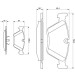 BOSCH | Bremsbelagsatz, Scheibenbremse | 0 986 424 351