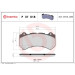 Brembo | Bremsbelagsatz, Scheibenbremse | P 37 018