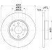 Hella | Bremsscheibe | 8DD 355 117-931