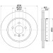 Hella | Bremsscheibe | 8DD 355 120-671 Hella | Bremsscheibe | 8DD 355 120-671