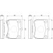 BOSCH | Bremsbelagsatz, Scheibenbremse | 0 986 493 550 BOSCH | Bremsbelagsatz, Scheibenbremse | 0 986 493 550
