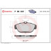 Brembo | Bremsbelagsatz, Scheibenbremse | P 86 007