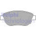 Delphi | Bremsbelagsatz, Scheibenbremse | LP1990 Delphi | Bremsbelagsatz, Scheibenbremse | LP1990